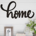 Hastings Home Metal Cutout, Home Decorative Wall Sign 3D Word Art Décor, Modern Rustic Farmhouse 532723TTK